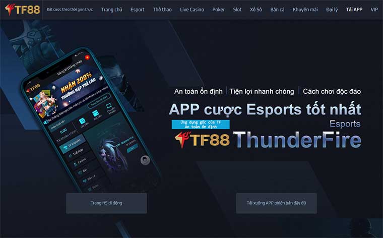 Hướng dẫn cách tải TF88 cho điện thoại